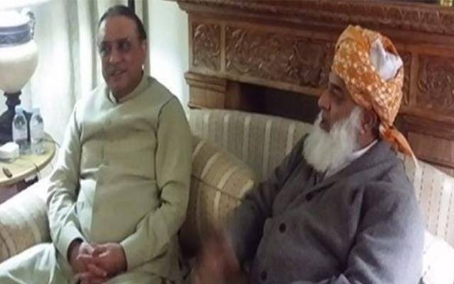 مولانافضل الرحمان کراچی پہنچ گئے،آصف زرداری سے ملاقات متوقع