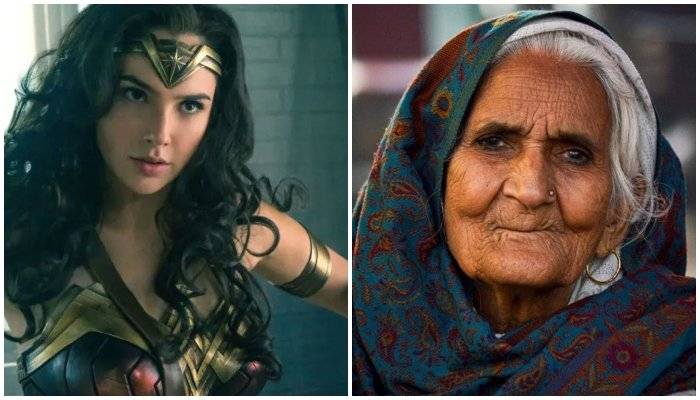 ونڈر وومن 1984' کی ہیروئین نے بھارتی 82 سالہ خاتون بلقیس بی بی کو ونڈر وومن قرا ر دے دیا