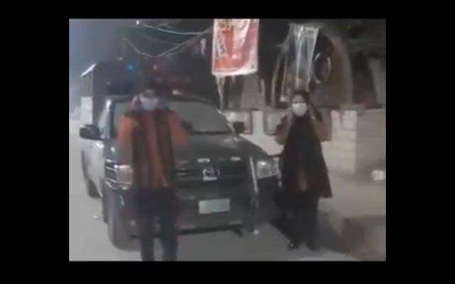 غالب مارکیٹ پولیس کا بہن بھائی سے شرمنا ک سلوک ،ویڈیو وائرل 