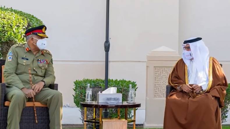 آرمی چیف کا دورہ بحرین،ولی عہد سےملاقات، اعلیٰ فوجی ایوارڈ سے نوازا گیا