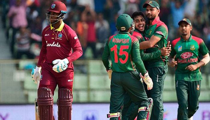 بنگلہ دیش نے پہلے ون ڈے میں ویسٹ انڈیز کودھو ل چٹا دی