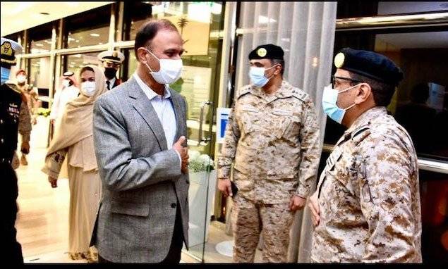 سربراہ پاک بحریہ کا دورہ سعودی عرب،عسکری قیادت سے ملاقاتیں