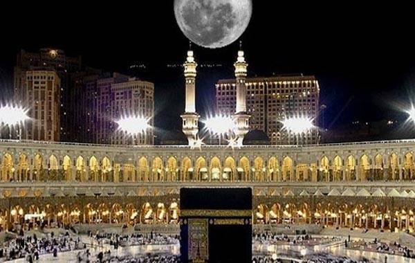 جمعرا ت کی شب چاند 12بج کر 16منٹ پر بیت اللہ کے اوپر ہو گا