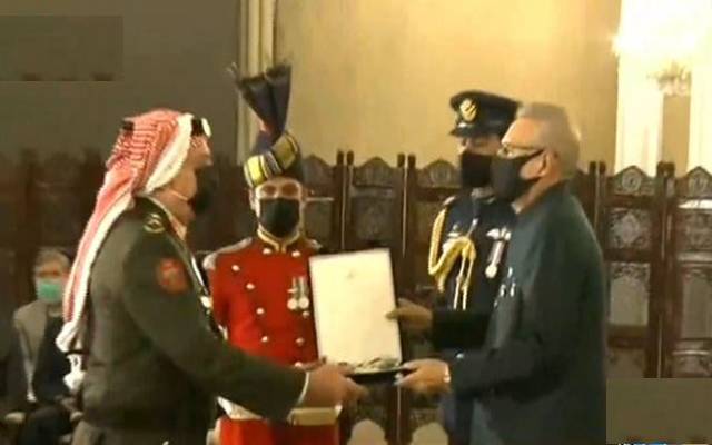 اردن کی مسلح افواج کےسربراہ  کیلئے’’ہلال امتیاز ملٹری‘‘ کا اعزاز