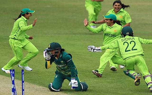  پاکستان ویمن کرکٹ ٹیم کو جنو بی افریقا کے ہا تھوں شکست