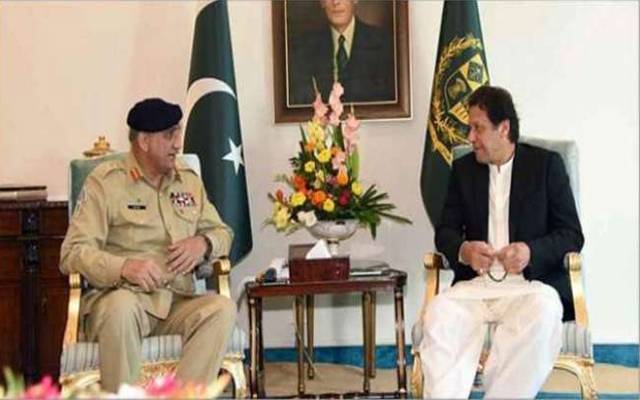 وزیراعظم سےآرمی چیف کی ملاقات، سیکیورٹی امور پر تبادلہ خیال