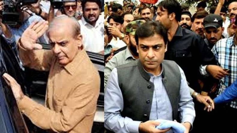 رمضان شوگر ملز ریفرنس ،شہباز اور حمزہ کے جوڈیشل ریمانڈ میں توسیع 