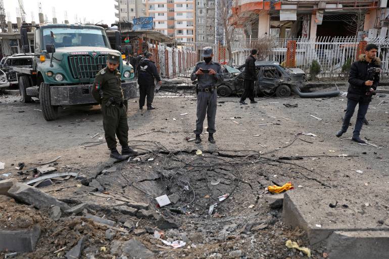 بم دھماکے سے افغان پولیس چیف سمیت پانچ جا ں بحق،  دو زخمی