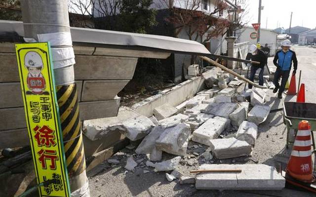 جاپان میں 7 اعشاریہ 3شدت کا زلزلہ، 100 سے زائد زخمی 