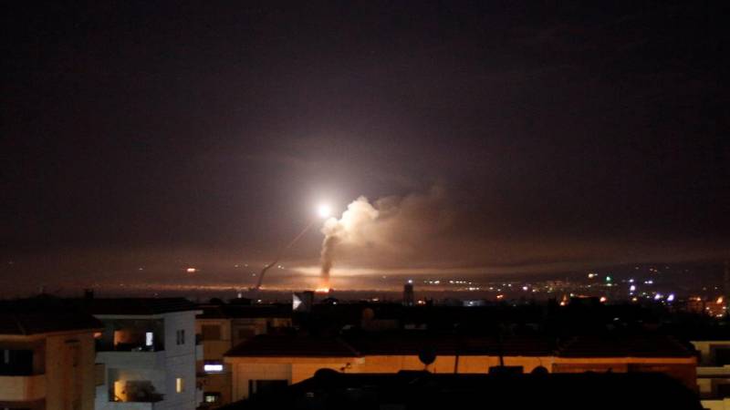 اسرائیل کے دمشق پر میزائل حملے کو شامی فوج نے ناکام بنا دیا