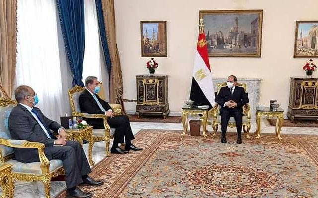 شاہ محمود قریشی کی مصر کے صدر سے ملاقات، باہمی دلچسپی کے امور پرتبادلہ خیال