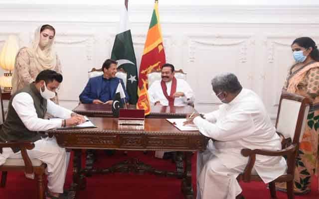  وزیراعظم عمران خان کی سری لنکن ہم منصب سے ملاقات۔۔مفاہمتی یادداشتوں پر دستخط 