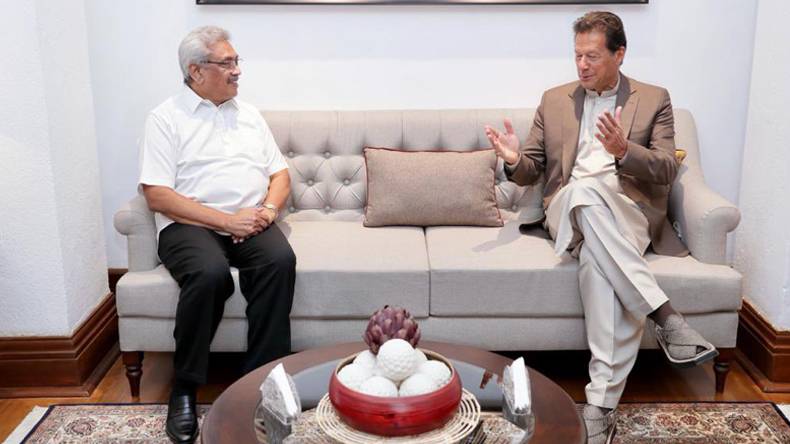 وزیراعظم اور سری لنکن صدر کی ون آن ون ملاقات، باہمی تعاون بڑھانے پر اتفاق