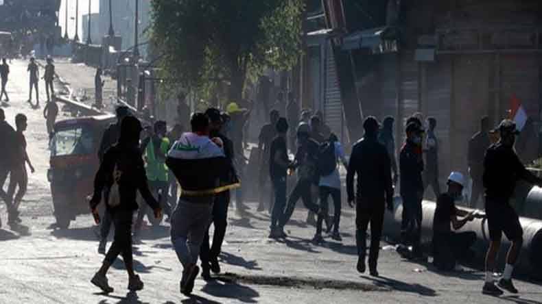 عراق: سیکورٹی فورسز اور مظاہرین میں جھڑپیں، 62 افراد زخمی