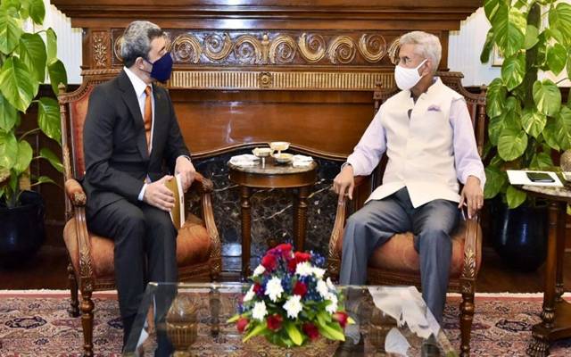 امارات کے وزیر خارجہ کی بھارتی ہم منصب سے ملاقات