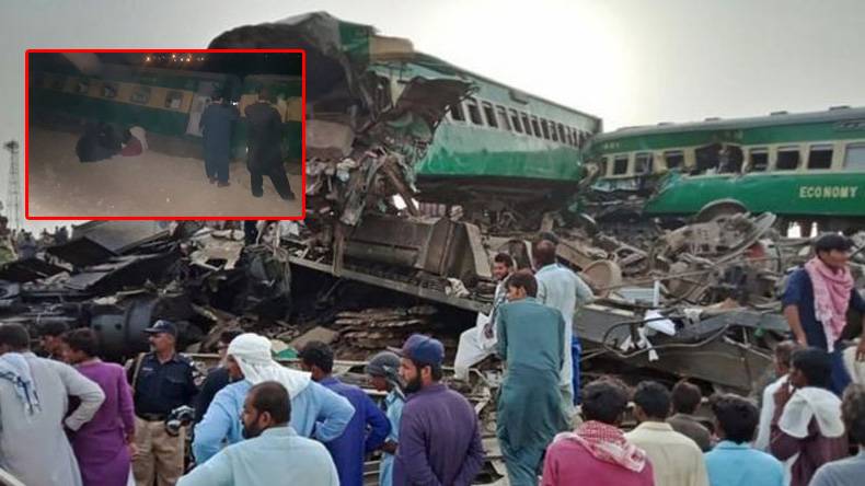 کراچی سے لاہور جانیوالی ٹرین کو حادثہ، 9 بوگیاں الٹ گئیں،خاتون جاں بحق، 40  زخمی