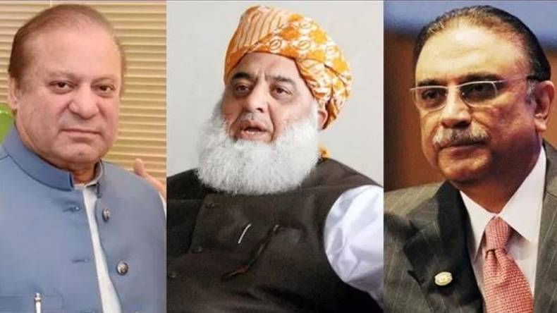 مولانا فضل الرحمان ، آصف زرداری ، نوازشریف