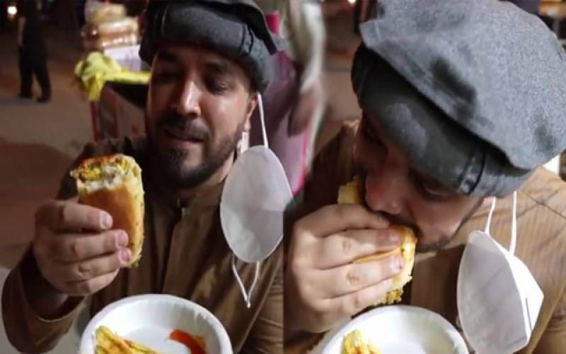 عا لمی شہر ت یا فتہ یوٹیوبربرگر کھانے ،چائے پینے پاکستان پہنچ گیا