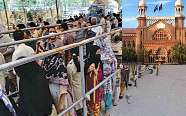 چینی اور آٹا کیلئے لمبی لائنیں ۔عوام کو بھکاری بنایا جا رہا ہے، لاہور ہائیکورٹ