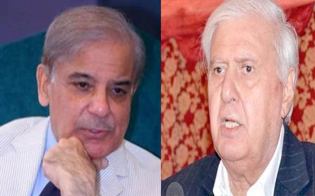  شہباز شریف کو آفتاب شیر پاﺅ کا فون۔۔ رہائی پر مبارکباد دی 