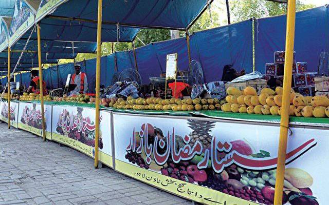 رمضان بازار پورا ہفتہ کھلے رہیں گے