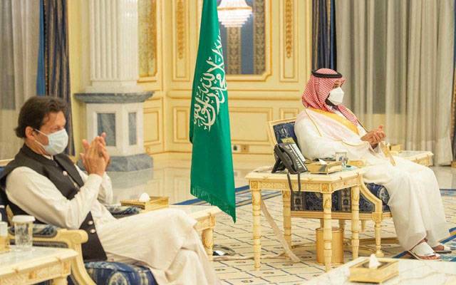  وزیراعظم اور سعودی ولی عہد کی ون آن ون ملاقات۔مفاہمتی یادداشتوں پر دستخط