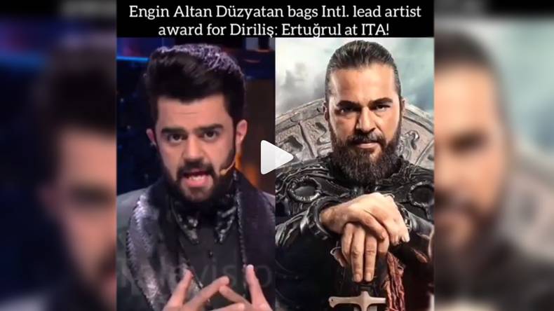مشہور ترک ڈرامہ ’’ارتغرل‘‘ بھارتی ایوارڈ بھی لے اڑا،ویڈیو دیکھیے!