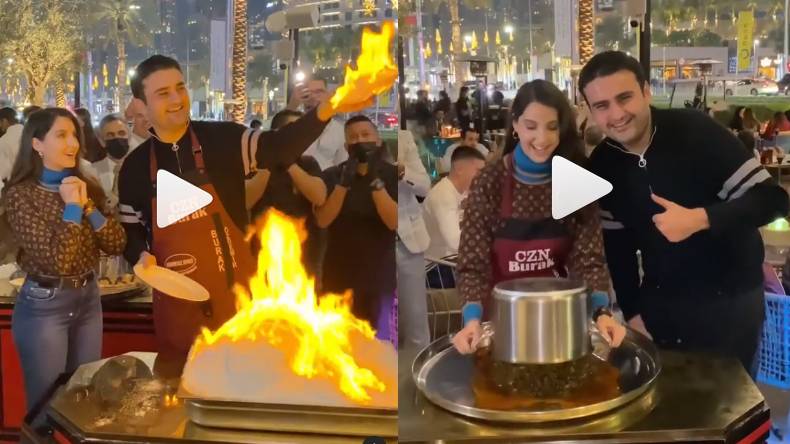 ’’نورا فتحی‘‘ کی ترکی کے مشہور زمانہ شیف کیساتھ کھانا بنانے کی ویڈیو وائرل