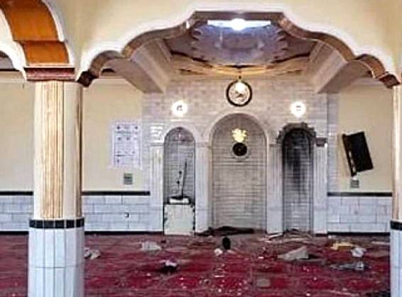 کا بل ۔۔جمعہ کی ادائیگی کے دوران مسجد میں دھماکا۔۔امام سمیت 12 نمازی شہید