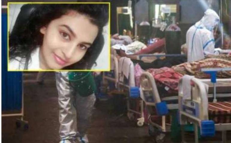 ہندو ڈاکٹر کا آخری سانسیں لینے والی کورونا مریضہ کے لیے دل چھو لینے وا لا اقدا م