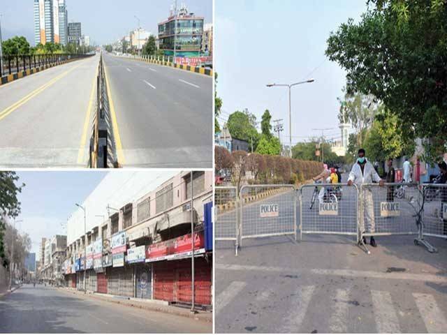 کورونا کا پھیلاؤ: پنجاب اور خیبرپختونخوا میں 2 روزہ لاک ڈاؤن، کاروبار بند