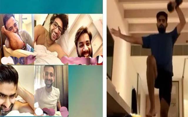  ابوظہبی۔۔ قومی کرکٹرز قرنطینہ میں وقت کیسے گزار رہے ہیں؟