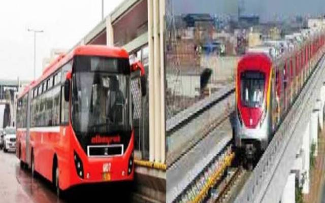 میٹرو بس ، اورنج لائن ٹرین اور فیڈر روٹس کا نیا کرایہ نامہ تیار