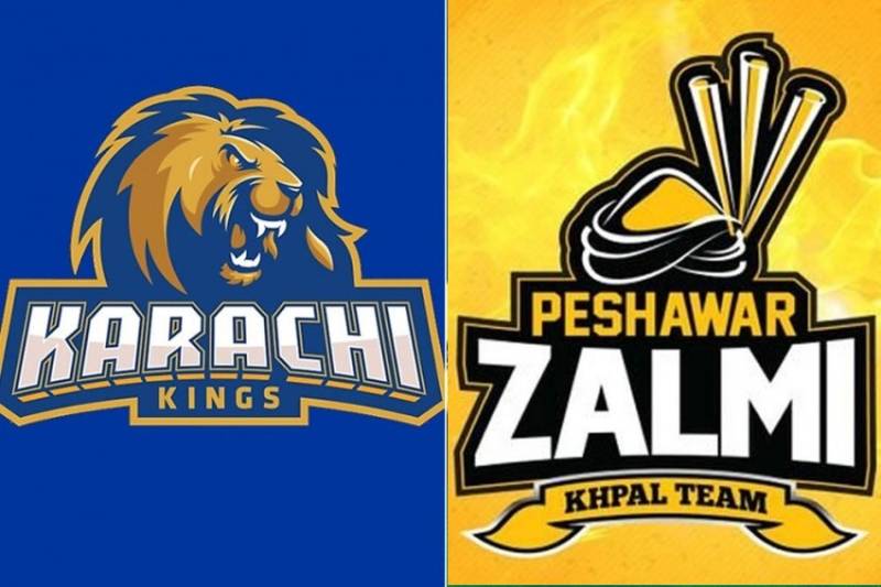 کراچی کنگز کی پشا و ر زلمی کیخلاف بلے بازی جا ری