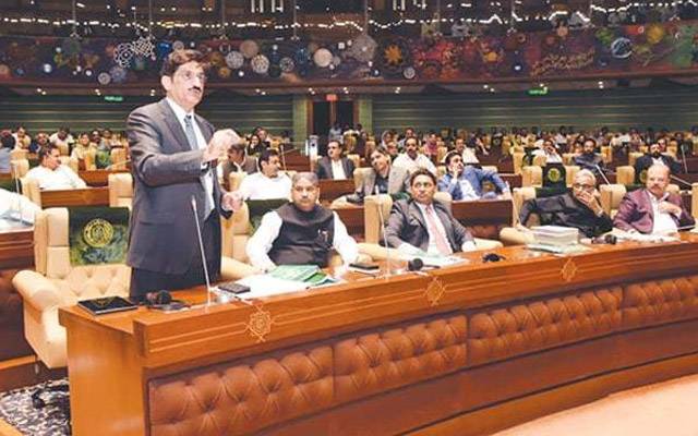 سندھ اسمبلی میں نئی تاریخ رقم۔۔اپوزیشن کے احتجاج کے باوجودبجٹ چند منٹوں میں منظور
