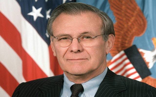 سابق امریکی وزیر دفاع ڈونلڈ رمزفیلڈ چل بسے