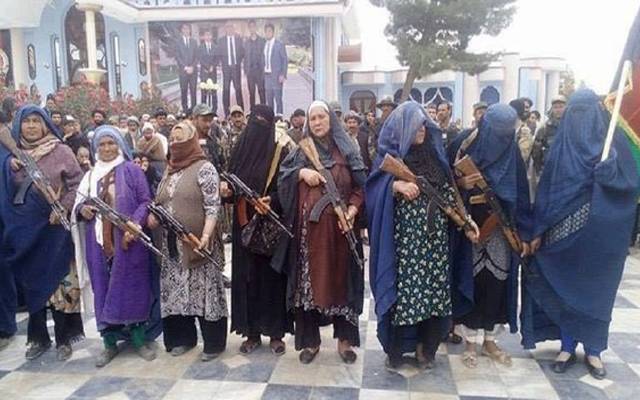 افغان خواتین نے ہتھیار اٹھا لئے۔۔طالبان کے مقابلے کا اعلان