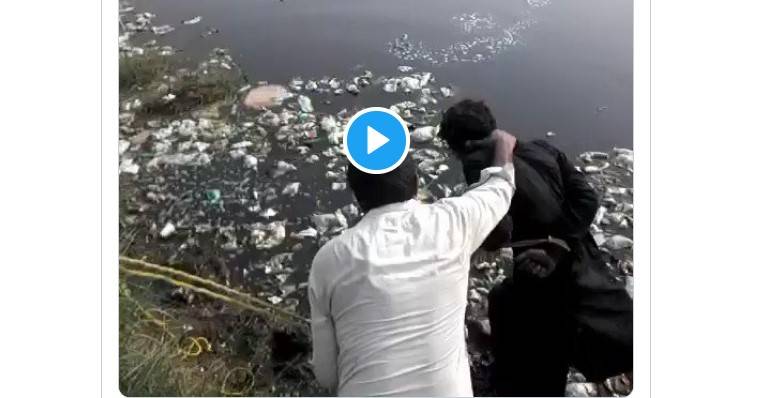  را ولپنڈی میں  بااثر افراد نے شہری کو گندے نالے میں غوطے لگوا دیئے۔۔ویڈیو سامنے آگئی