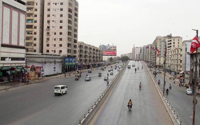 کراچی میں لاک ڈاؤن کا پہلا دن۔۔سڑکیں ویران