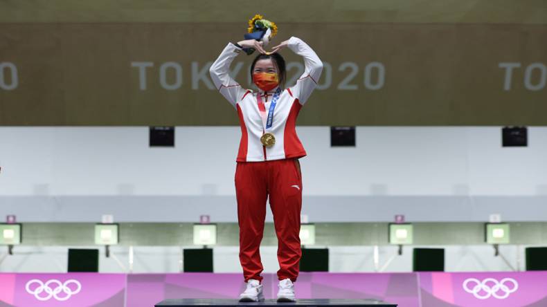 اولمپک گیمز  میڈل پوزیشن:چین24تمغے لے کر پہلے،امریکا20میڈلز کیساتھ دوسرے نمبر پر