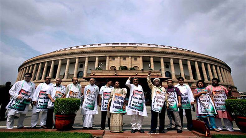 بھارت:پیگاس جاسوسی سکینڈل پر اپوزیشن کا احتجاج جاری،متوازی پارلیمنٹ چلانے کی تجویز زیر غور
