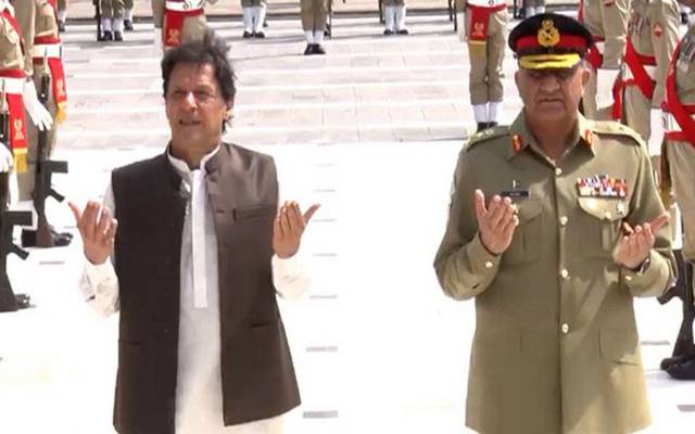 وزیراعظم اور آرمی چیف کا پشاور کور ہیڈکوارٹرز کا دورہ 