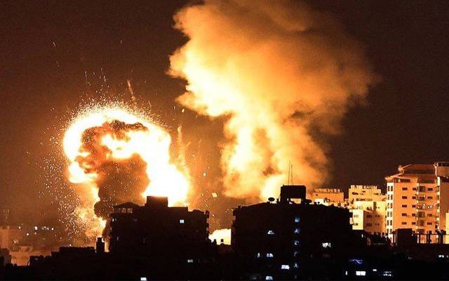 اسرائیل کی غزہ پر پھرجنگی طیاروں سے بمباری۔۔ 41 فلسطینی زخمی
