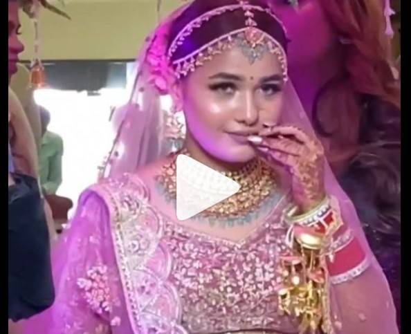 مرضی کا گانا نہ لگنے پر دلہن کا حیرا ن کن اقدا م ۔۔ویڈیو وائرل