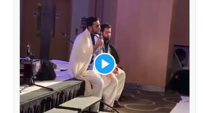 جنید صفدر کی صوفیانہ کلام پڑھتے ہوئےویڈیو انٹرنیٹ پر وائرل