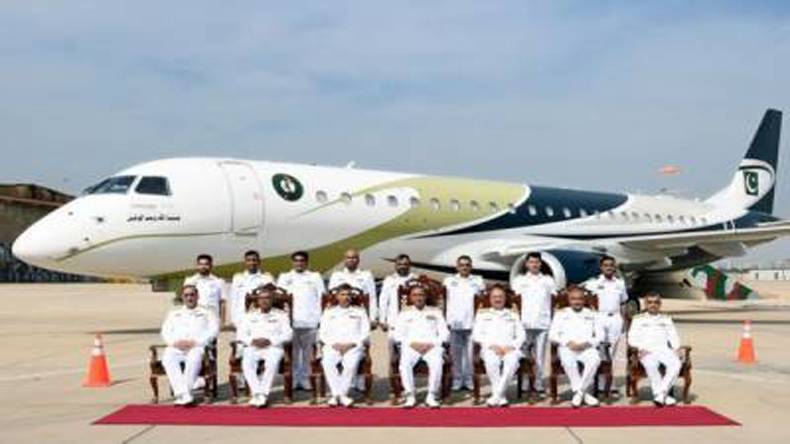 پاکستان نیوی کے فضائی بیڑے میں پہلا جدید میری ٹائم پٹرول جیٹ ایئر کرافٹ شامل
