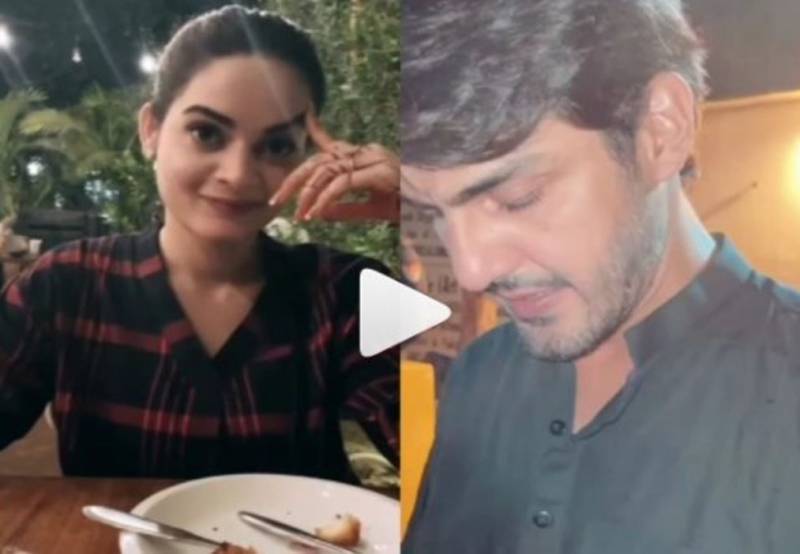 منال خان، شوہر، ساتھ، ویڈیو، میں