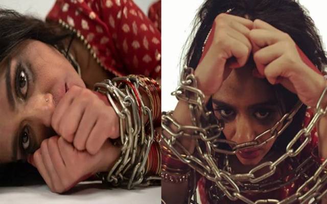 اداکارہ یاسرہ رضوی کی زنجیروں میں  جکڑے ہوئے تصاویر سوشل میڈیا پر وائرل