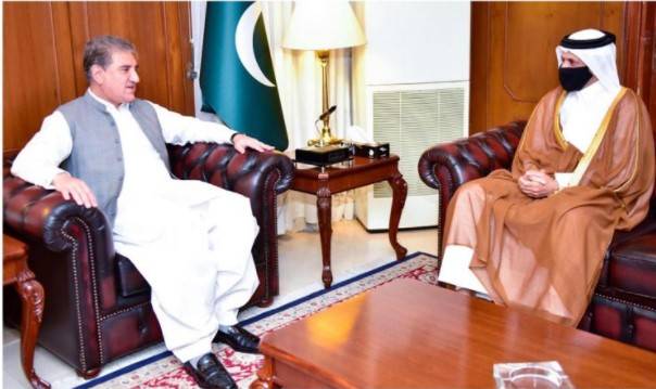 قطر کے، سفیرکی، شاہ محمود، سے ملاقات،