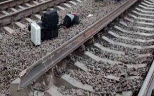 سکھر، ریلوےلائن پر دھماکا، ٹرین حادثے سے بال بال بچ گئی